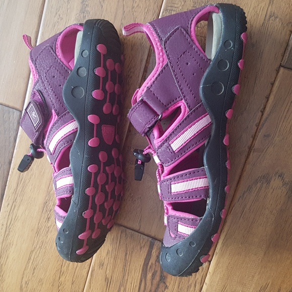 Kamik Crab Pink Purple Black Kids Girls Close-Toe Sandals Size 3 - Picture 5 of 14